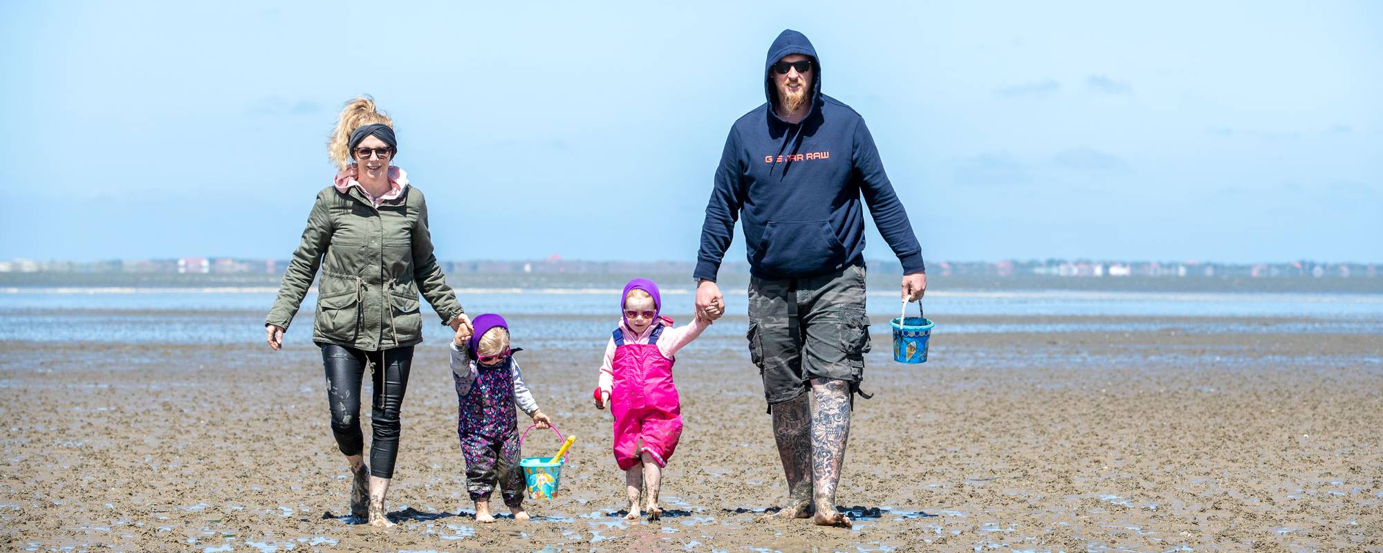 Wattwanderung Familie mit Kindern Wattwanderung Familie mit Kindern