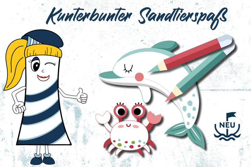 Kunterbunter Sandtierspaß
