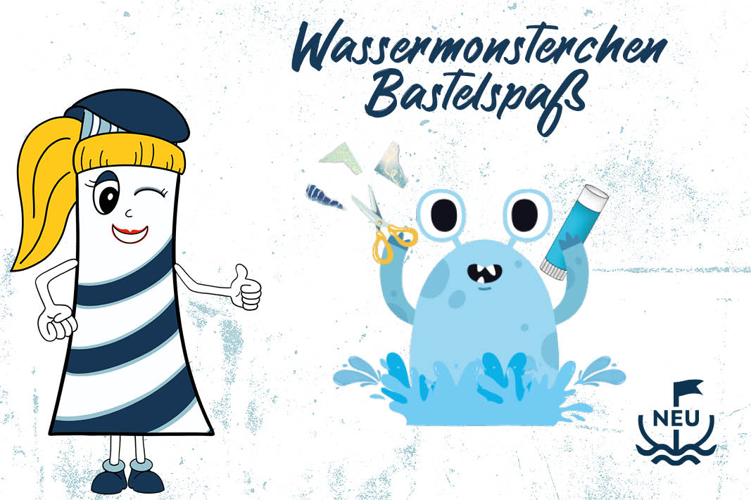 Wassermonsterchen Bastelspaß