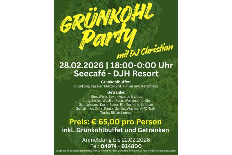 Grünkohl Party im DJH 2026