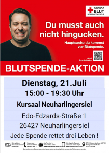 DRK-Blutspende-Aktion in Neuharlingersiel